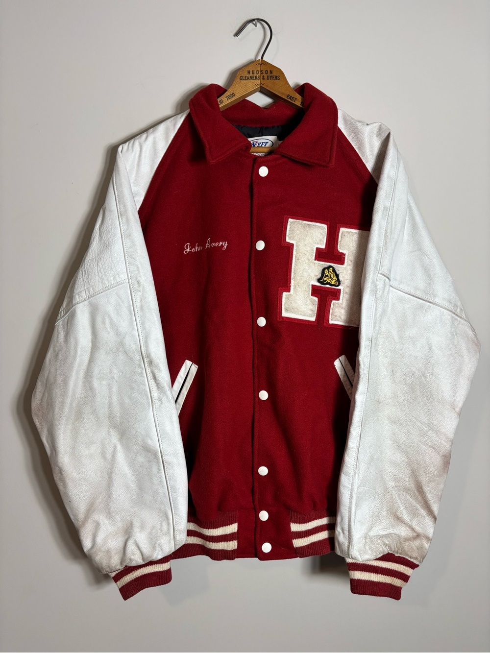 Vintage Neff Wrestling Varsity Jacket Embroidered